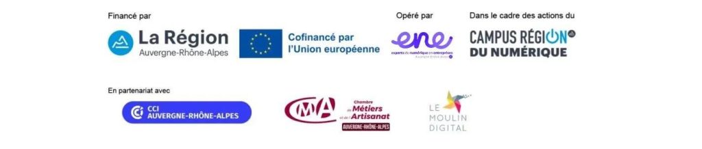 logos atouts numérique partenaires