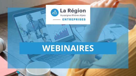 illustration pour les webinaires organisés par Auvergne-Rhône-Alpes entreprises